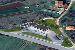 Simulacija buduće benzinske postaje u Marčani (Općina Marčana)