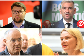 Peđa Grbin, Boris Miletić, Damir Kajin i Suzana Jašić