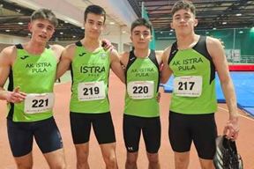 Karlo Kostešić, Darko Kiridžić, Ivan Milas i Noa Pliško (AK ISTRA)