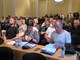 Stručna prosudbena komisija u sastavu akademskih glazbenika Marija Eterovića, Tatjane Merkl i Nevena Radakovića (Snimio Zvonimir Guzić)