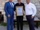 Načelnik Dean Perković, laureat Milivoj Pacenti i predsjednik Općinskog vijeća Dalibor Macan (Snimila Maira Licul Keba)