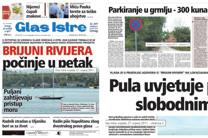 (Arhiva Glasa Istre)