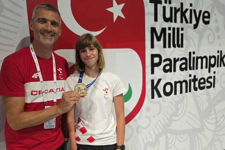 Trener Marko Milanović i Sara Marić