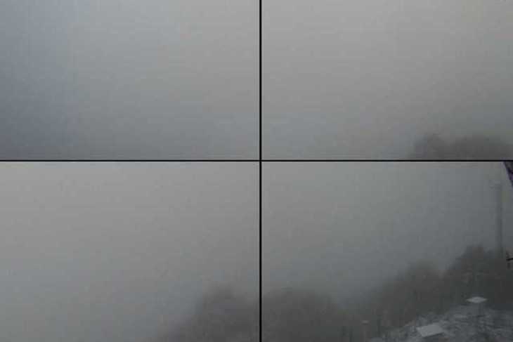 Na Zavižanu je jutros pao prvi snijeg (Foto: Istramet)