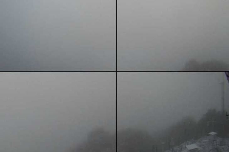 Na Zavižanu je jutros pao prvi snijeg (Foto: Istramet)