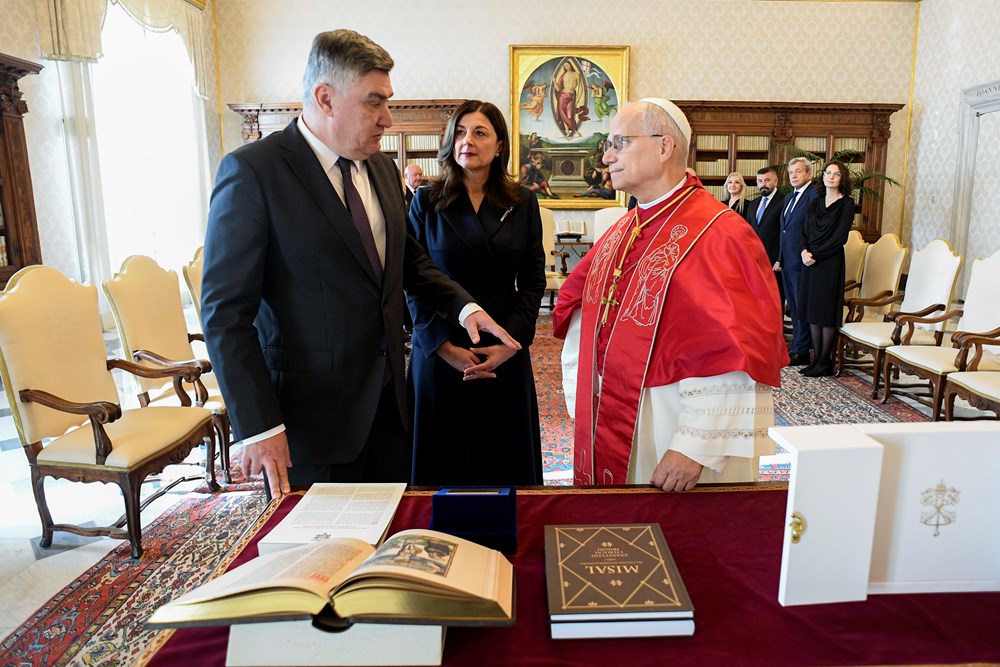 (Vatican Media, Ured predsjednika Republike Hrvatske / Ana Marija Katić)