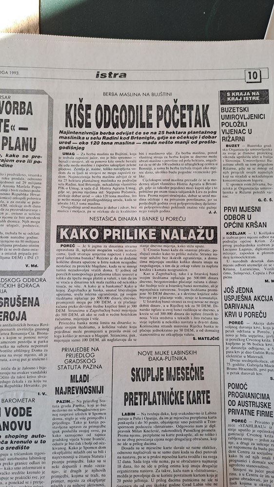 (Arhiva Glasa Istre)