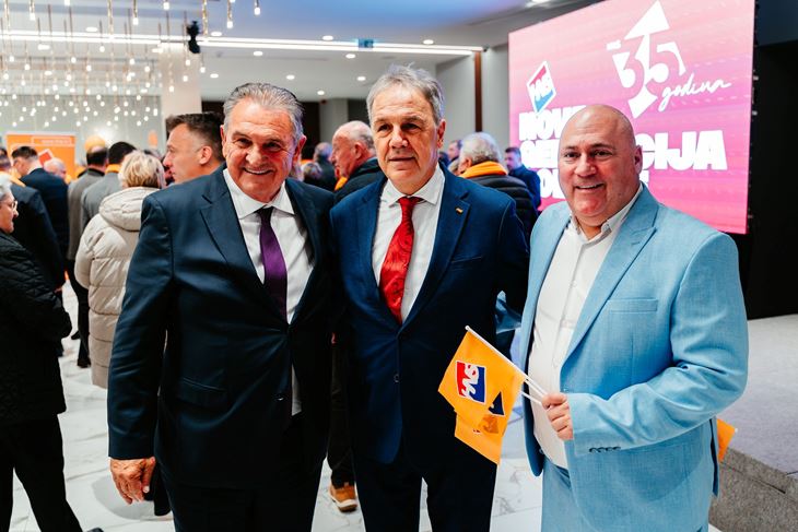 Radimir Čačić, Ivan Herak i Leo Pavela (Foto: HNS)