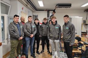 Učenici SŠ Mate Blažine u Labinu (IRENA)