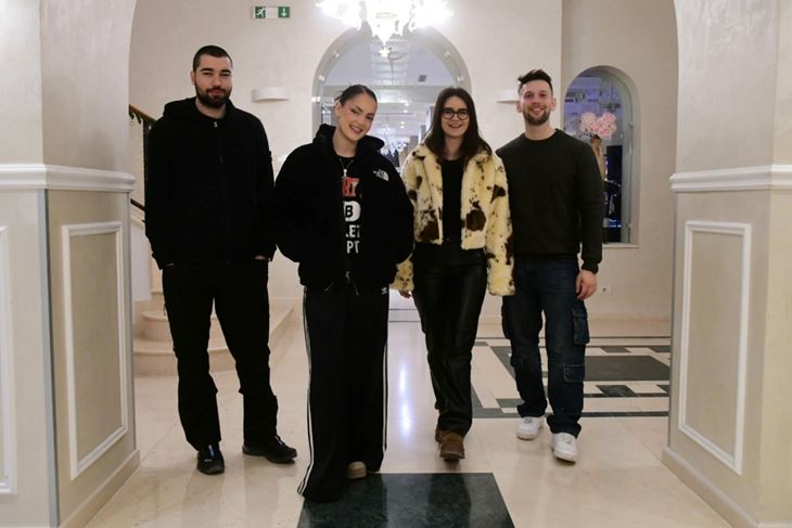 Miach sa svojim bendom u Poreču (Snimio Milivoj Mijošek)