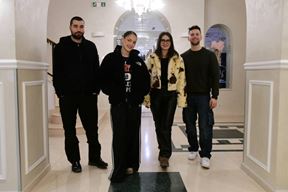 Miach sa svojim bendom u Poreču (Snimio Milivoj Mijošek)