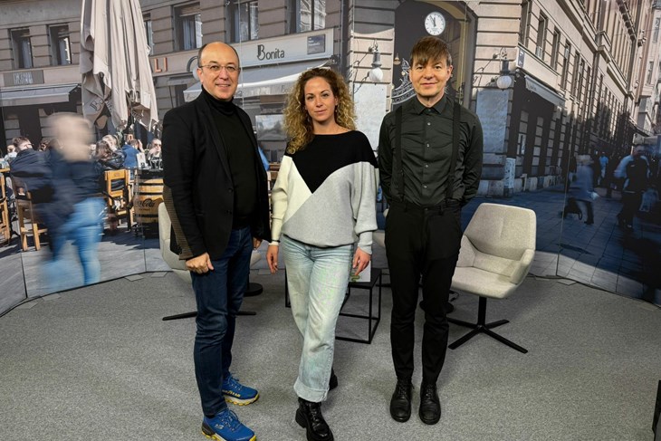 (Krešimir Macan, Ena Melvan i Davor Bruketa)