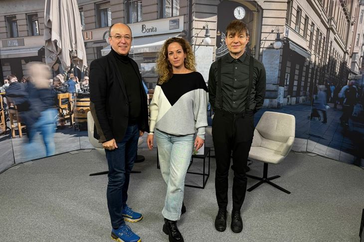 (Krešimir Macan, Ena Melvan i Davor Bruketa)