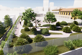 (Krov buduće dvorane neće nadvisivati zgradu žute škole)