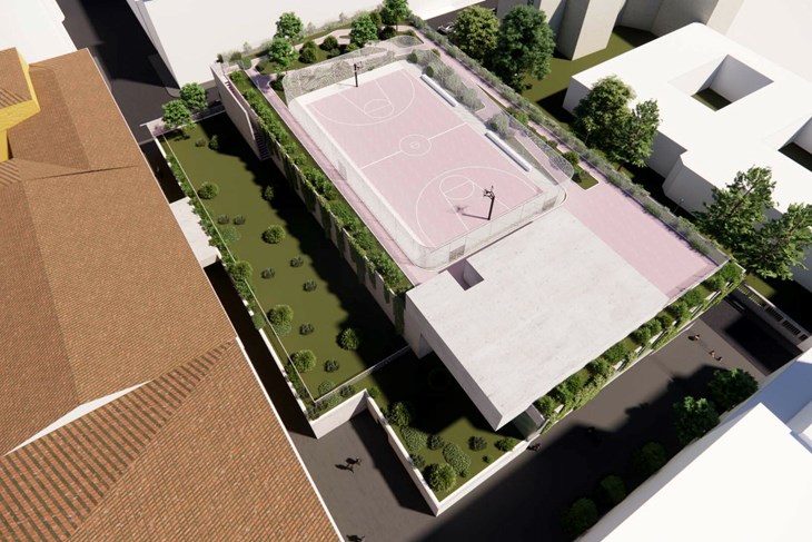 (Vizualizacija dvorane Gimnazije)