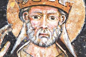 (Lik opata Antona u crkvici)