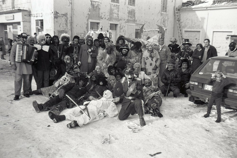 Seljanske ma&scaron;kare 1987. godine (Snimio Aldo Pokrajac)