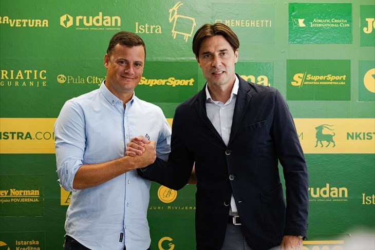 Oriol Riera i Saša Bjelanović (NK Istra 1961)