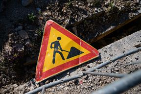 Radovi na cesti Ilustracija (Snimio Luka Jeličić)