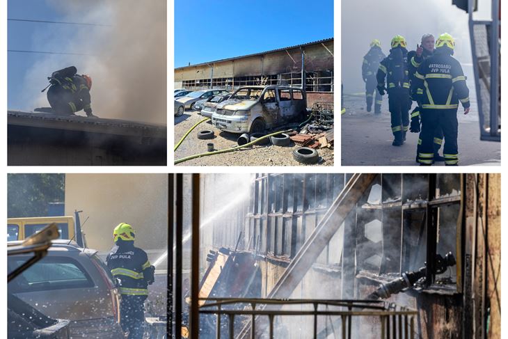 (Foto: Vatrogasna zajednica Istarske županije, Srecko Niketic / Pixsell)