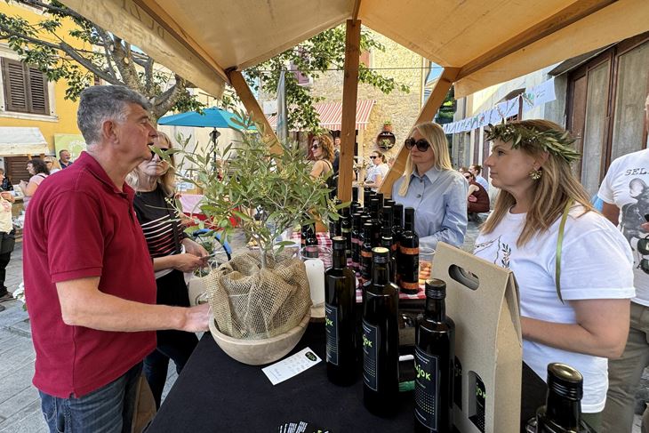 Prvo izdanje Buzetske štorije od ulja (Snimila Gordana Čalić Šverko)