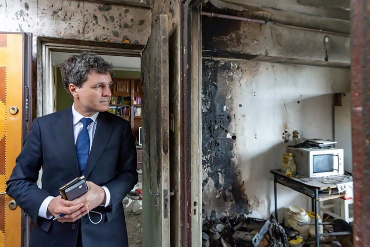 Nicusor Dan (Photo by Handout / Romanian Presidential Administration / AFP)
