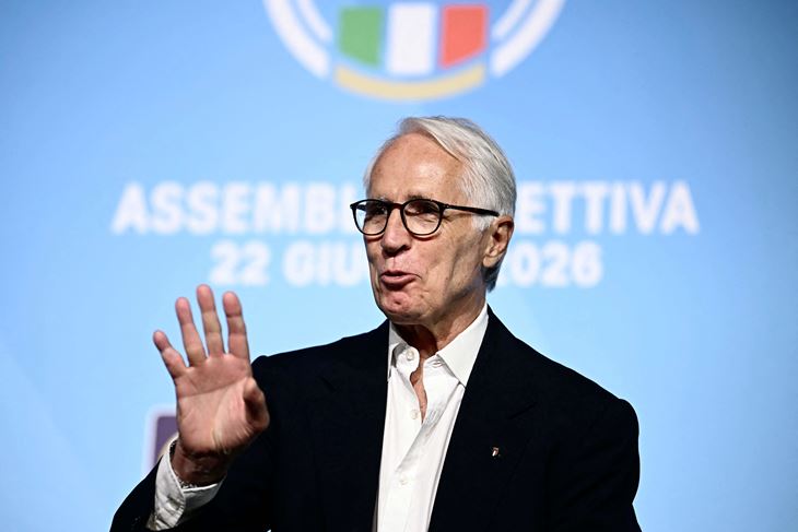Giovanni Malago (Photo by Filippo MONTEFORTE / AFP)