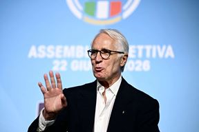 Giovanni Malago (Photo by Filippo MONTEFORTE / AFP)
