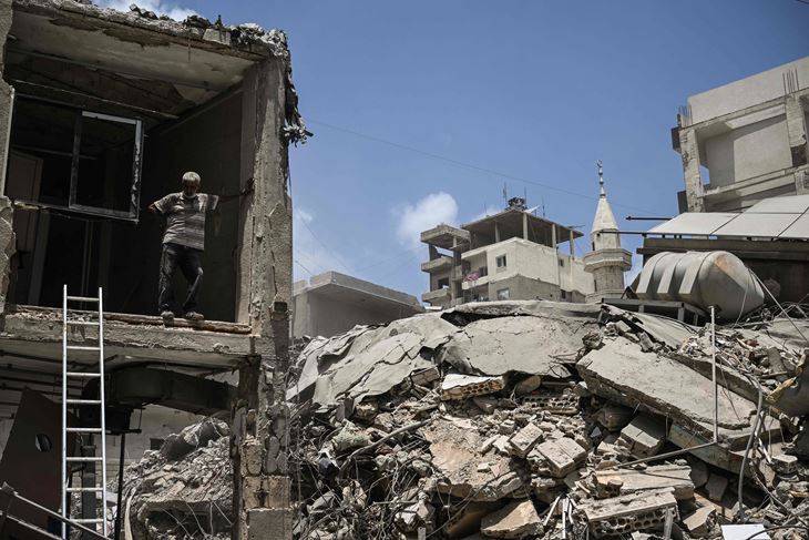 Libanon Hezbolah (Photo by Joseph EID / AFP)