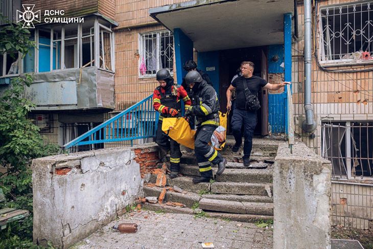 (Photo by Handout / State Emergency Service of Ukraine / AFP)