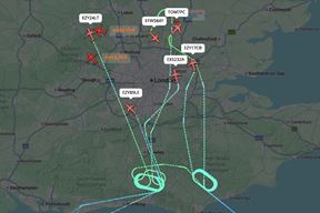 (Foto: X / Flightradar24 )