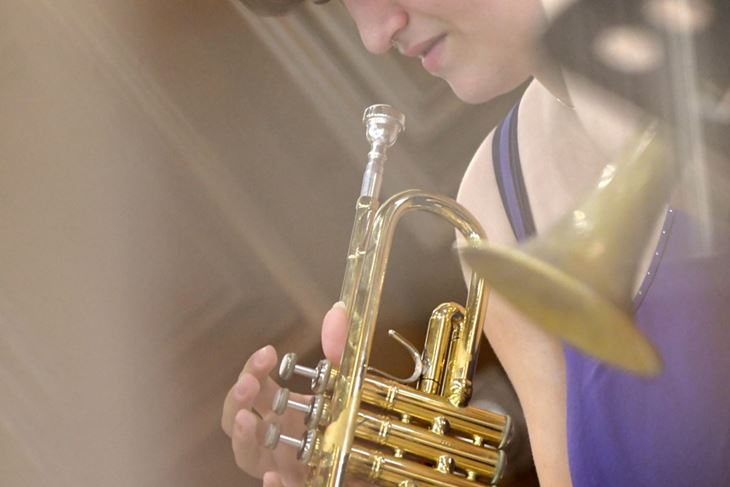 S probe Jeunesses Musicales Svjetskog jazz orkestra u Grožnjanu (Snimio Milivoj Mijošek)