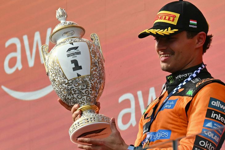 Lando Norris (Photo by Andrej ISAKOVIC / AFP)