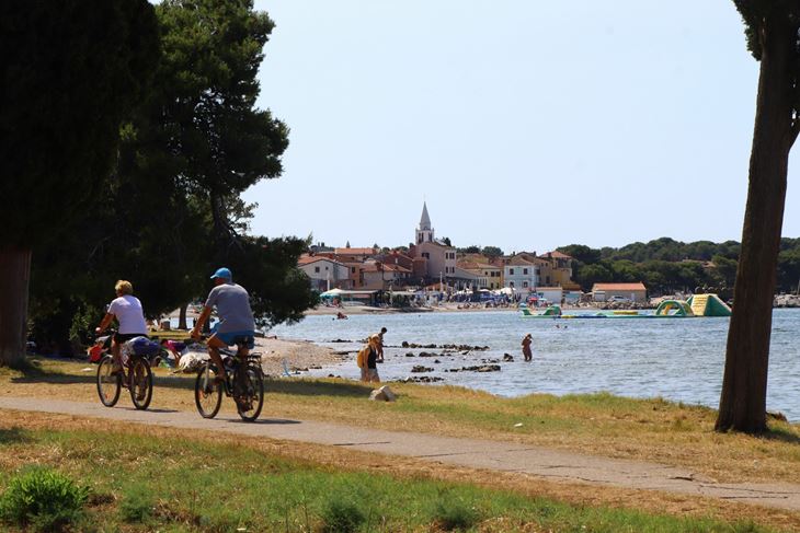 Pogled na Fažanu s mjesta gdje se nalazila Crvena vila (Snimio Zvjezdan Strahinja)