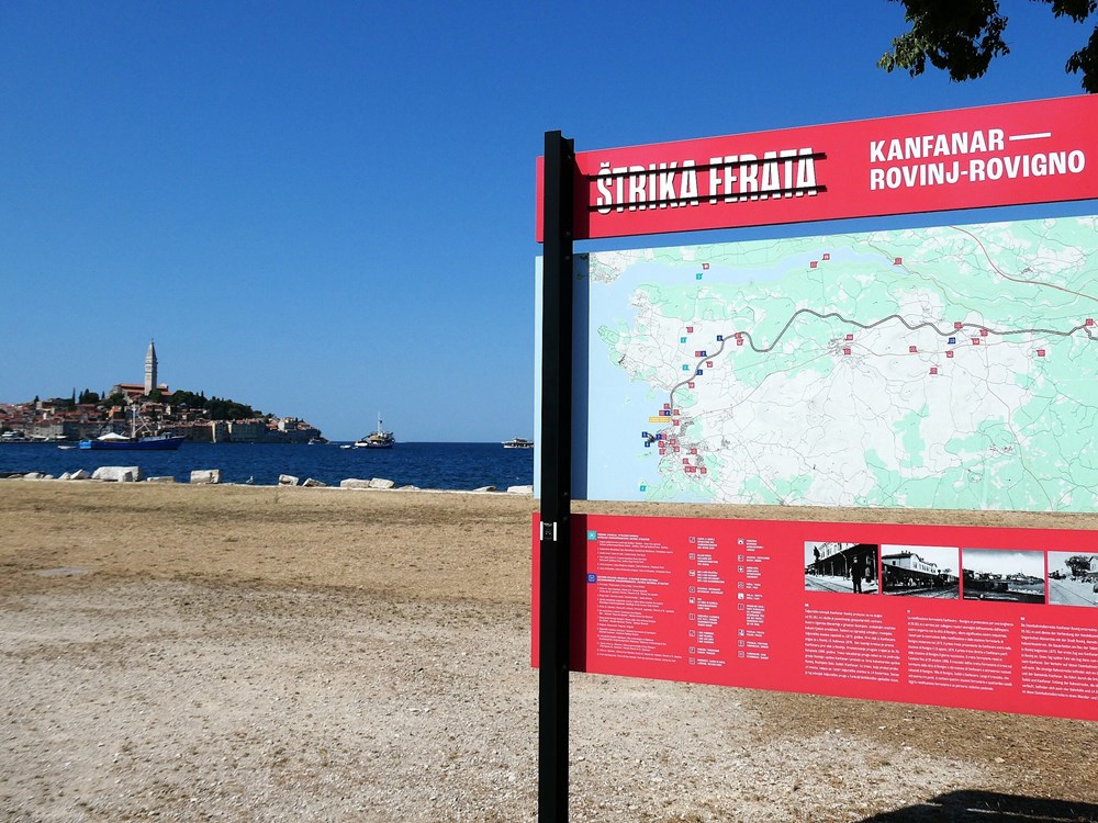 Info-ploča u Rovinju