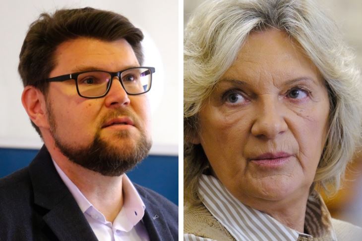 Peđa Grbin i Koviljka Aškić (Snimio Milivoj Mijošek)