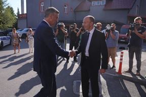 Andrej Plenković i Ernest Petry (Snimio Sanjin Strukić / Pixsell)