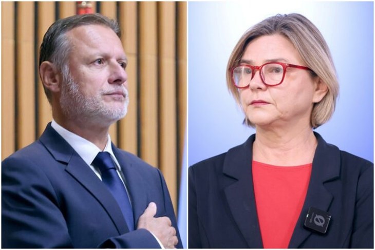 Gordan Jandroković / Sandra Benčić (Foto: Pixsell)