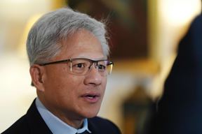 Jensen Huang (Photo by Jonathan Brady / POOL / AFP)