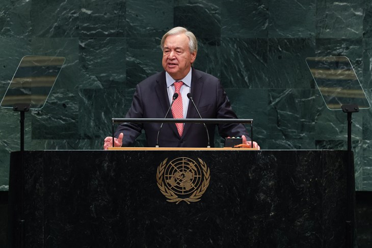 Antonio Guterres (Photo by TIMOTHY A. CLARY / AFP)