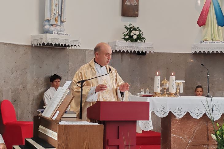 Joško Listeš, novi labinski župnik (Snimio Branko Biočić)