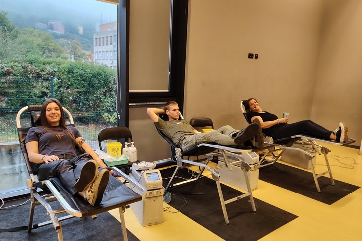 Lucija Kiršić, Alan Lukež i Ljiljana Božac (Crveni križ)