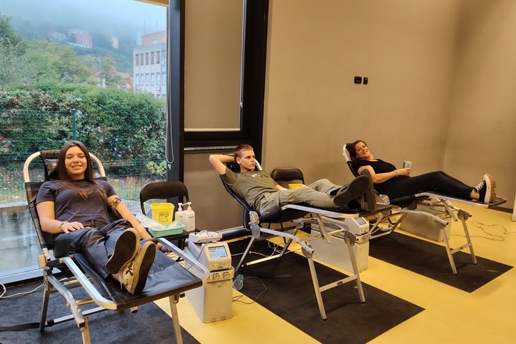 Lucija Kiršić, Alan Lukež i Ljiljana Božac (Crveni križ)