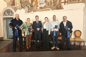 Marko Višković, Gianfranca Šuran, Emil Nimčević, Dajana Medić Marin Laković i Predrag Simić (Snimila Doris Žiković)