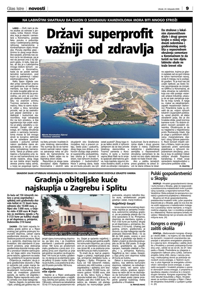 (Arhiva Glasa Istre)
