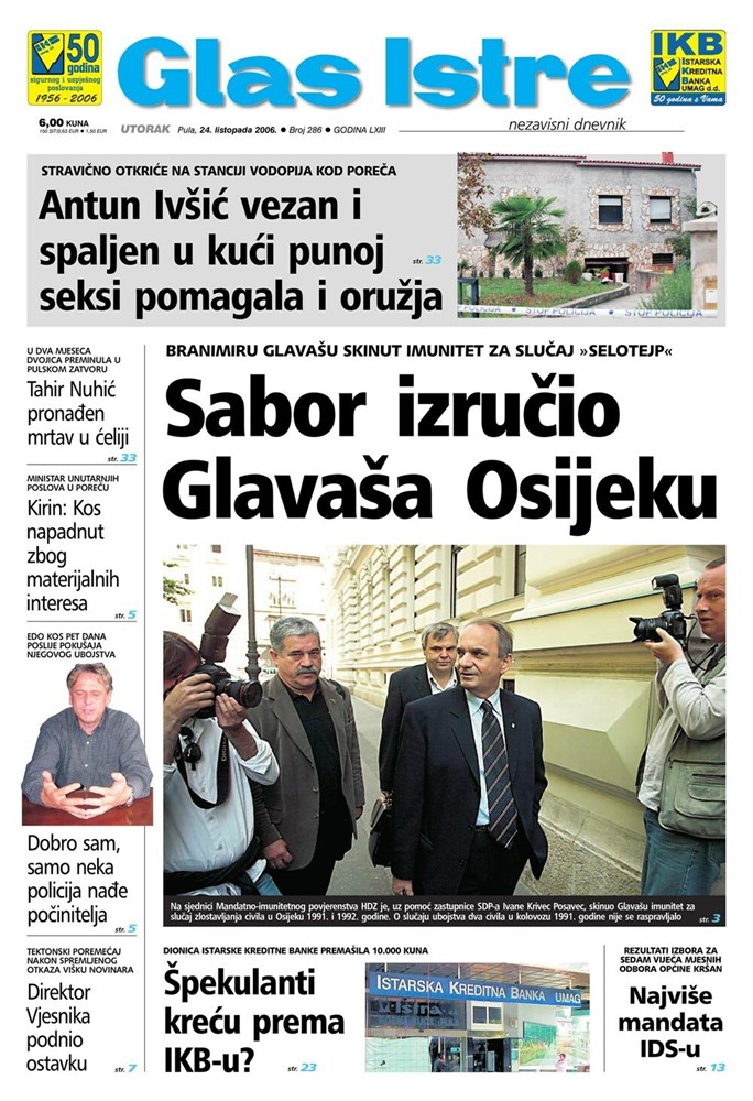 (Arhiva Glasa Istre)