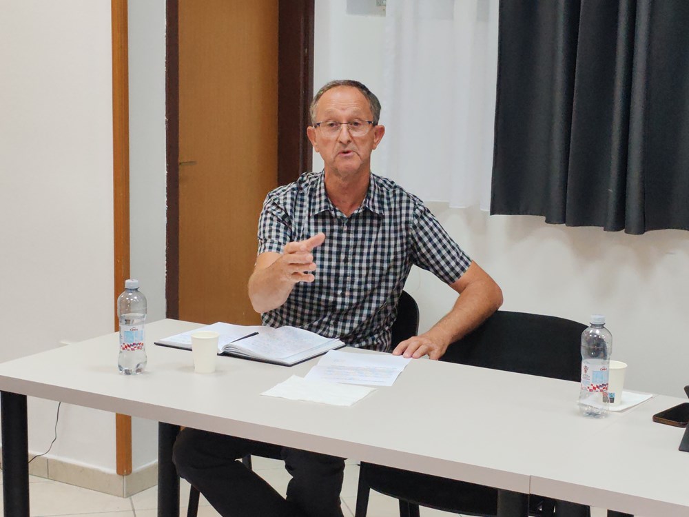 Milenko Plazibat, predsjednik Mjesnog odbora Koromačno (Snimio Branko Biočić)