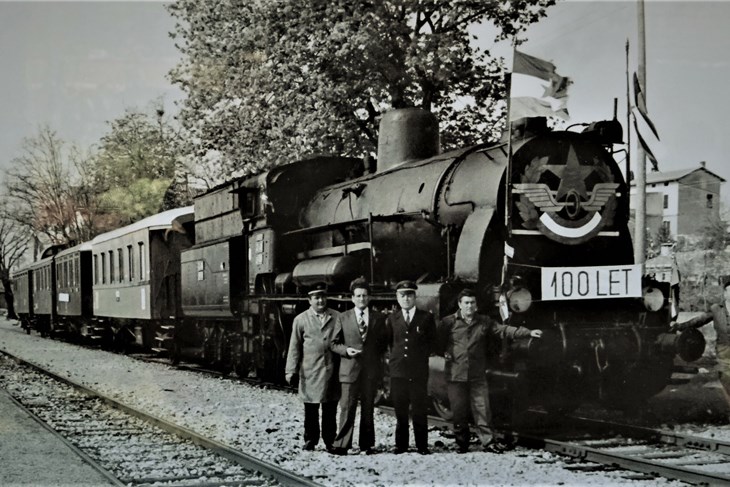 Svečani vlak u Kanfanaru 1976. g. 