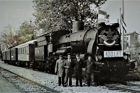 Svečani vlak u Kanfanaru 1976. g. 