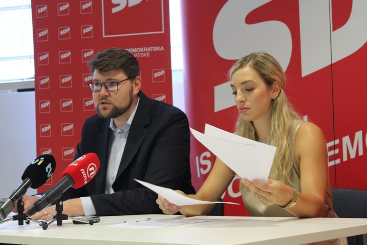 Peđa Grbin i Sanja Radolović (F. ŠKATAR)